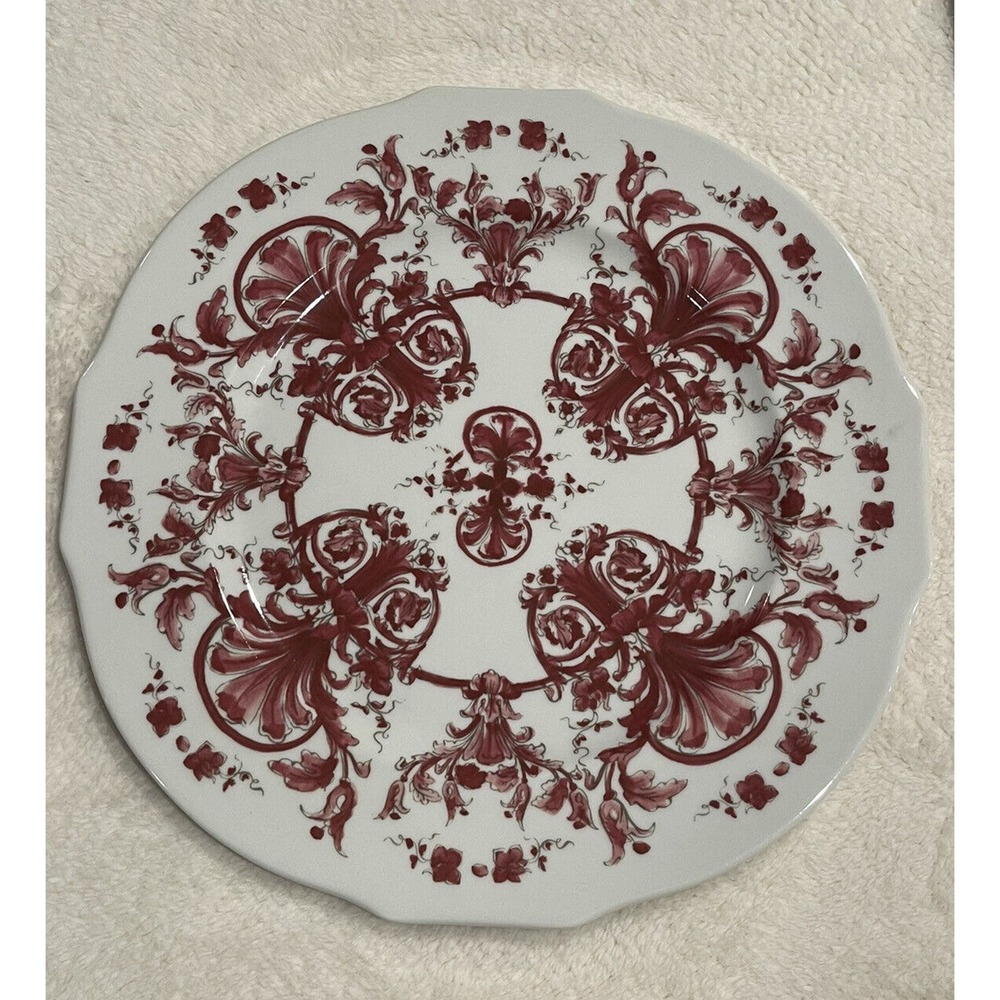 Richard Ginori 1735 Babele Rosso Service Plate 12 1/4″ – Duchessa - Picture 2 of 4
